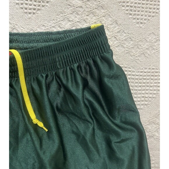 NCAA Oregon Ducks Nike Dri Fit Green Basketball Shorts Size L Drawstring Pockets - Picture 6 of 13